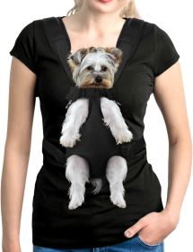 Pet Carrier Backpack; Adjustable Pet Front Cat Dog Carrier Backpack Travel Bag; Legs Out; Easy-Fit for Traveling Hiking Camping for Small Medium (Color: Black, size: S)