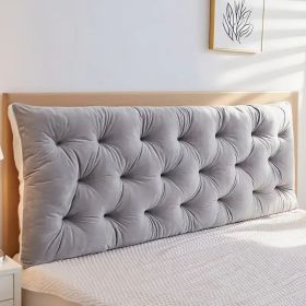 Headboard Pillow  Length 1.2m, 3 colors (Color: light gray)